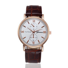 Load image into Gallery viewer, Geneva Business Style PU Leather Quartz-Watch