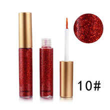 Load image into Gallery viewer, Metallic Shiny Smoky Eyes Eyeshadow Waterproof Glitter Liquid Eyeliner
